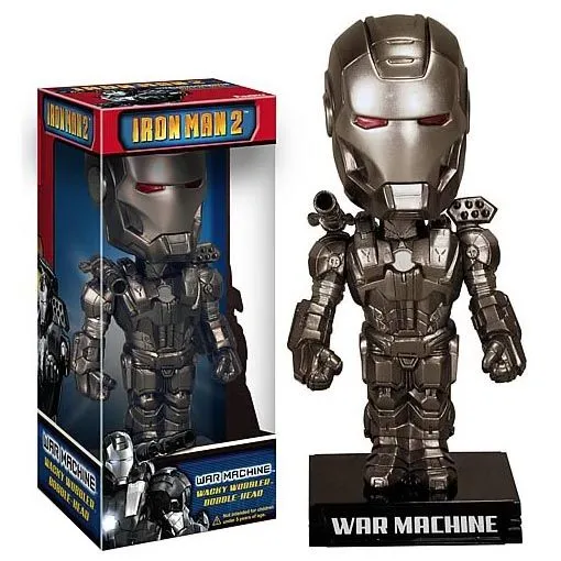 FUNKO Iron Man 2 War Machine Wacky Wobbler Bobble-Head 1 FUNKO Iron Man 2 War Machine Wacky Wobbler Bobble-Head