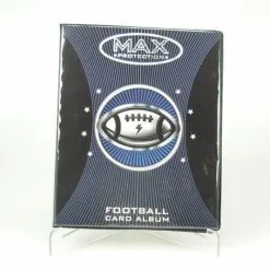 Max Protection 4 Pocket Portfolio Black Football