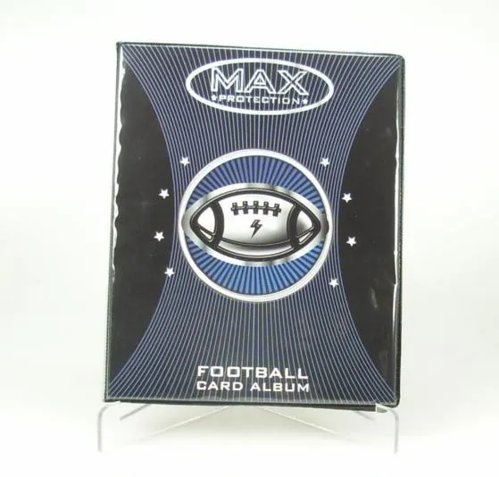 Max Protection 4 Pocket Portfolio Black Football 1 Max Protection 4 Pocket Portfolio Black Football
