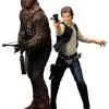 Kotobukiya Star Wars Han Solo & Chewbacca ArtFX+ Statue