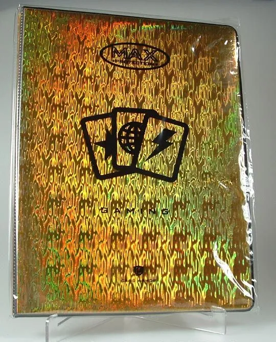 Max Protection 9 Pocket Portfolio Neo Gold Wave 1 Max Protection 9 Pocket Portfolio Neo Gold Wave