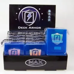 Max Protection Vertical Deck Armor Box Transparent Blue