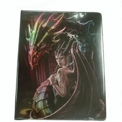 Max Protection 9 Pocket Portfolio Female Dragon