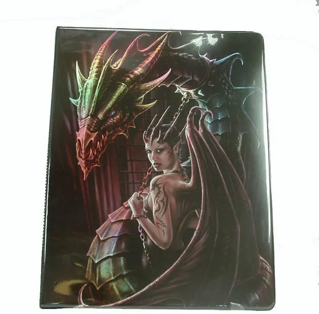 Max Protection 9 Pocket Portfolio Female Dragon 1 Max Protection 9 Pocket Portfolio Female Dragon