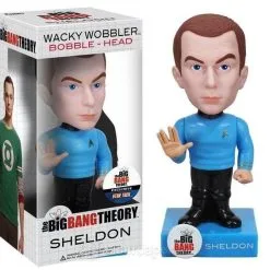 FUNKO Big Bang Theory - Star Trek Sheldon Bobble-Head Figur