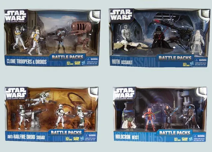 Hasbro Star Wars The Clone Wars Battle Packs 2010 Wave 1 1 Hasbro Star Wars The Clone Wars Battle Packs 2010 Wave 1