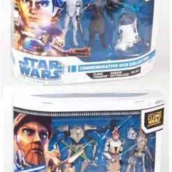 Hasbro Star Wars Clone Wars Commemorative Coll. 3-Figuren Pack 2er Set