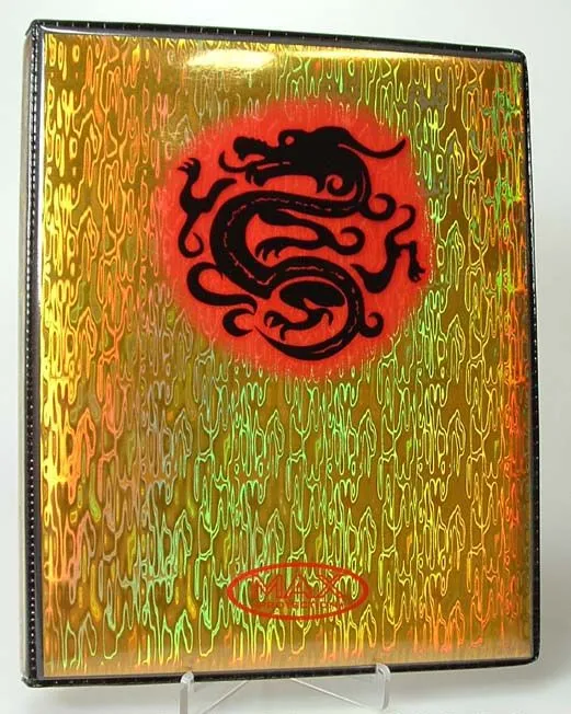 Max Protection 4 Pocket Portfolio China Dragon Gold Wave 1 Max Protection 4 Pocket Portfolio China Dragon Gold Wave