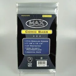 Max Protection Comic Bags Regular Size (100 St.) MAX