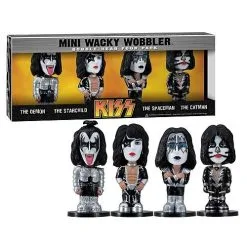 FUNKO KISS Mini Bobble-Head Four Pack