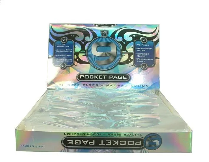 Max Protection Hüllen Für 9 Karten (100 St.) 11 Loch 1 Max Protection Hüllen Für 9 Karten (100 St.) 11 Loch