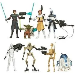 Hasbro Star Wars Clone Wars Collection Wave 1 (12 Figuren)