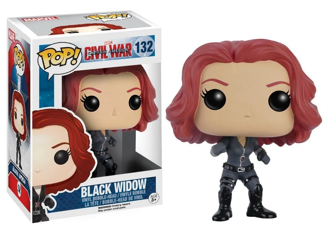 FUNKO POP! - Captain America Civil War - Black Widow Figur 1 FUNKO POP! - Captain America Civil War - Black Widow Figur