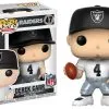 FUNKO NFL POP! - Derek Carr / Oakland Raiders (Color Rush) Figur