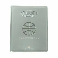 Max Protection 4 Pocket Portfolio Black Basketball (bedruckt)