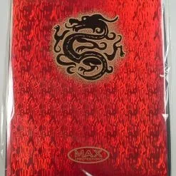 Max Protection 9 Pocket Portfolio China Dragon Red Wave
