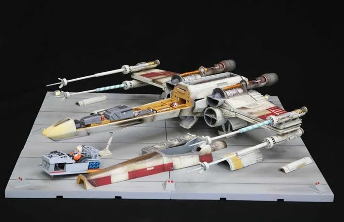 Kotobukiya Star Wars T-65 X-Wing Fighter Cross Section Model Kit 1 Kotobukiya Star Wars T-65 X-Wing Fighter Cross Section Model Kit