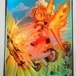 Max Protection 4 Pocket Portfolio Flower Angel