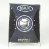 Max Protection 4 Pocket Portfolio Black Baseball (Create A Theme)