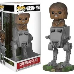 FUNKO POP! - Star Wars - Chewbacca With AT-ST Figur