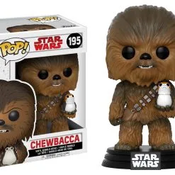FUNKO POP! - Star Wars: The Last Jedi - Chewbacca With Porg Figur