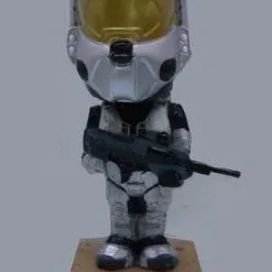 FUNKO HALO 3 Master Chief Spartan GOLD Bobble-Head
