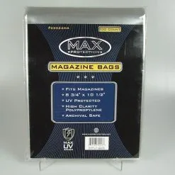 Max Protection Comic Bags Magazine Size (100 St.) MAX
