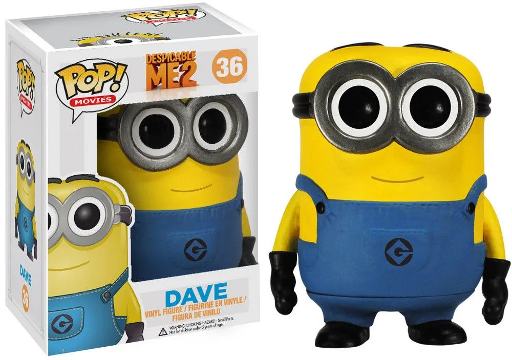 FUNKO POP! Ich Einfach Unverbesserlich 2 - Dave Minion Figur 1 FUNKO POP! Ich Einfach Unverbesserlich 2 - Dave Minion Figur