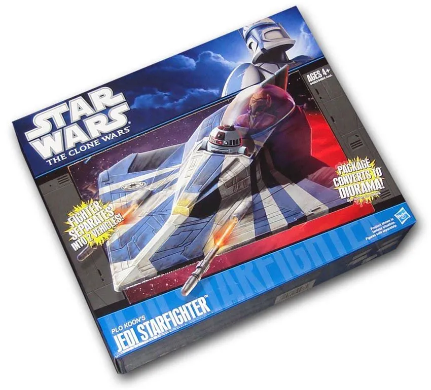 Hasbro Plo Koons Jedi Starfighter - Star Wars Clone Wars Vehicles W2 1 Hasbro Plo Koons Jedi Starfighter - Star Wars Clone Wars Vehicles W2