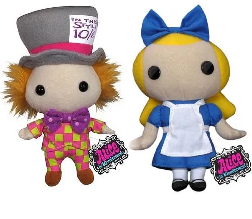 FUNKO Alice In Wonderland Plüsch Alice + Mad Hatter 2er Set 1 FUNKO Alice In Wonderland Plüsch Alice + Mad Hatter 2er Set