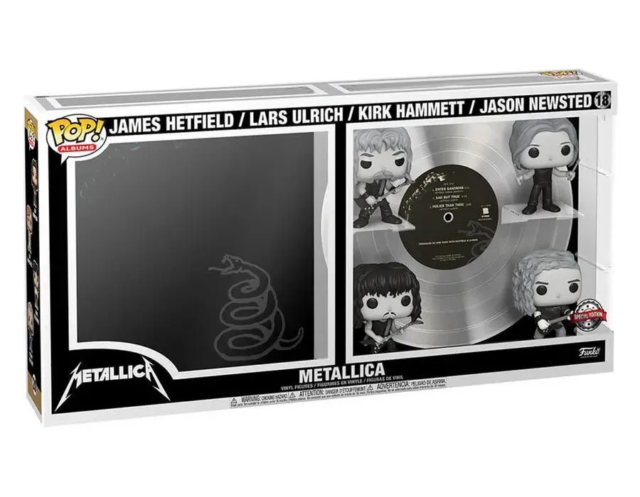 FUNKO POP! Album Deluxe - Metallica - 4er Figuren Pack (B&W) 1 FUNKO POP! Album Deluxe - Metallica - 4er Figuren Pack (B&W)